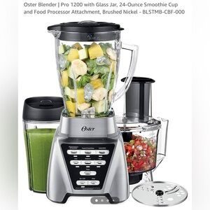 Oster 3-in-1 Kitchen System 1200WCup Food Processor 8Cup Blender Blend-N-Go